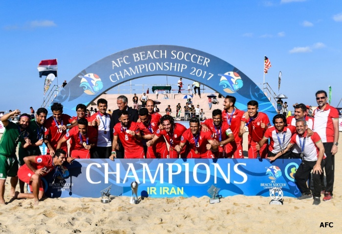 Iran juara Bola Sepak Pantai AFC 2017