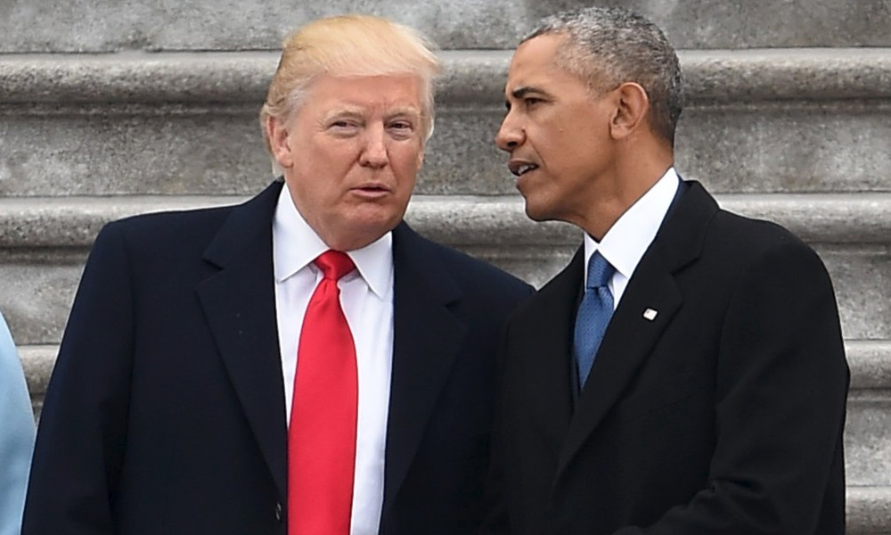 Trump, Obama tout clashing visions of US as elections near