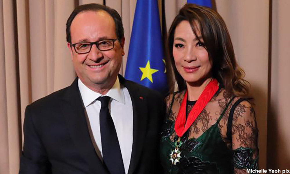 Michelle Yeoh terima anugerah ketiga Legion d’Honneur