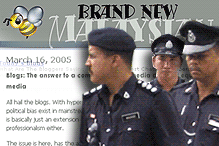brandmalaysia blog and police