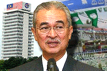 abdullah ahmad badawi pak lah and election annoucement parliament disolve