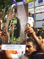 hindraf march of roses parliament 160208 king poster