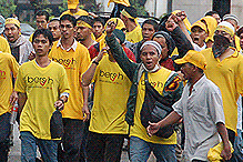 bersih protest 150208