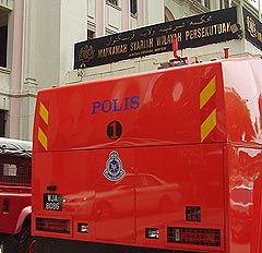 bersih istana negara memo 150208 masjid negara police watercannon