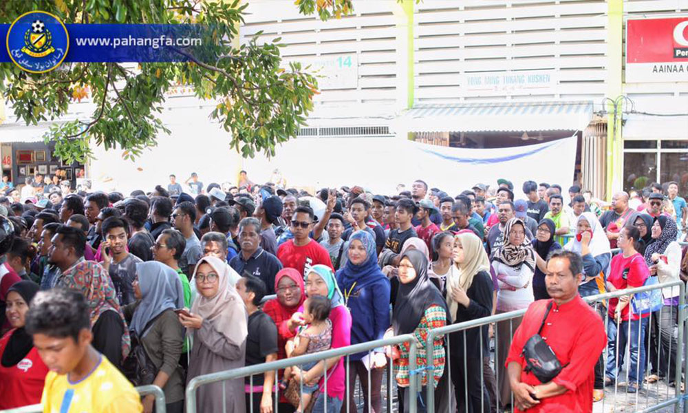 28,000 tiket Pahang lawan JDT habis