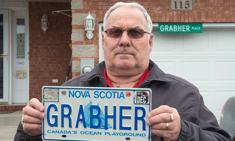Trump link has Canadian fighting to keep 'Grabher' on car plates