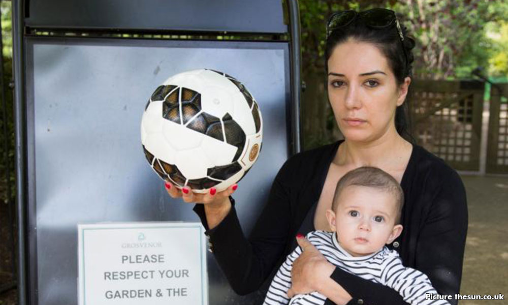Otak bayi dikhuatiri rosak kena bola anak Fabregas