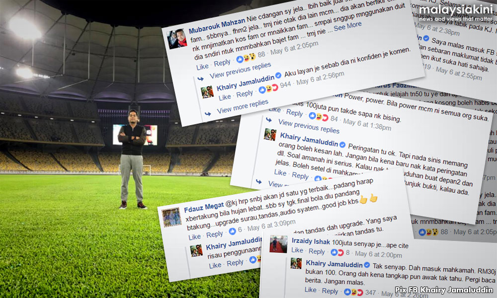 Khairy: Aku layan je..