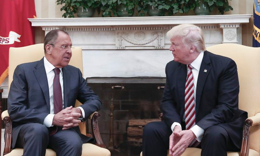 Trump revealed intelligence secrets to Russians in Oval Office, say officials