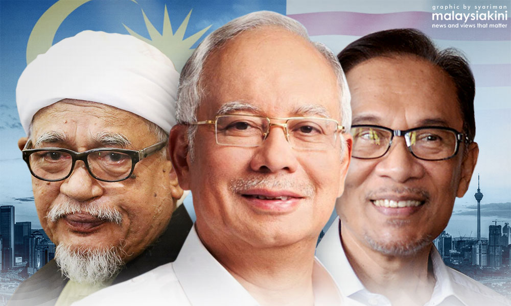 Poll: Najib has slight edge over Harapan in three-cornered bid for PM post