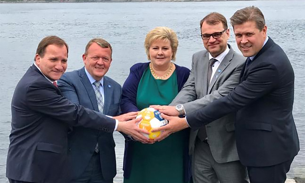 Nordic PMs poke fun at Trump’s Saudi photo op