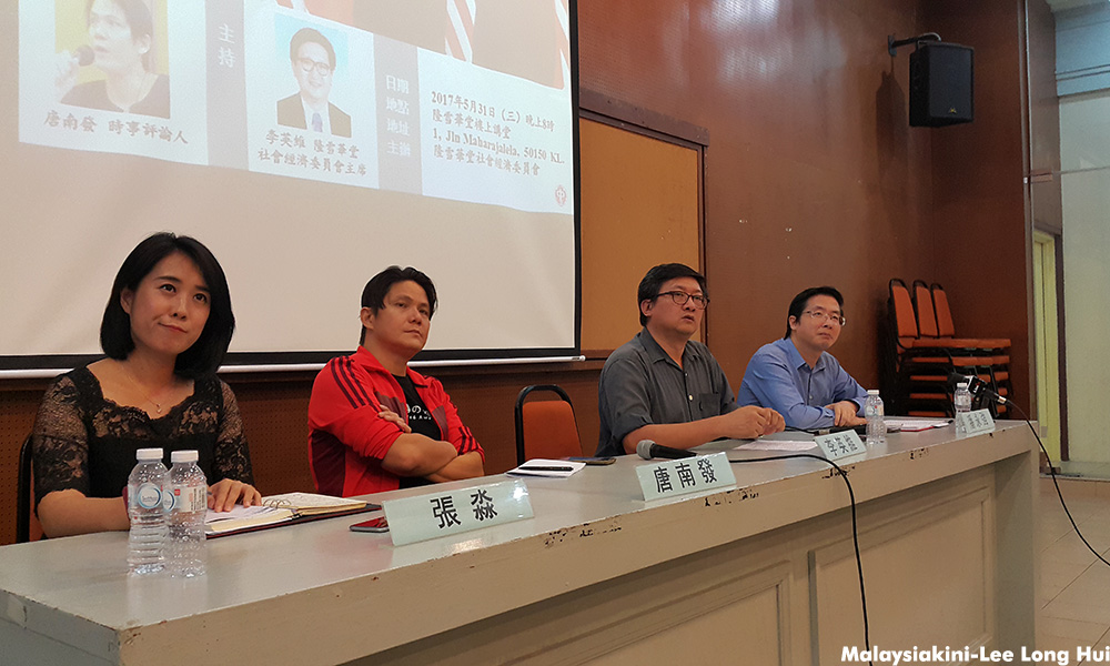 抨在野党对中资无统一立场时评人忧议题激化种族情绪