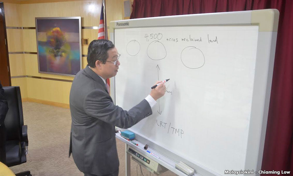 脱售填海土地前有融资缺口<br>槟政府解释为何向中国贷款
