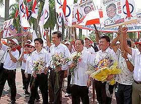 ipoh timur nomination 240208 flowers for dap