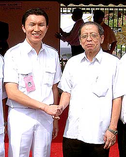 ipoh timur lim kit siang and liew mun hon interview