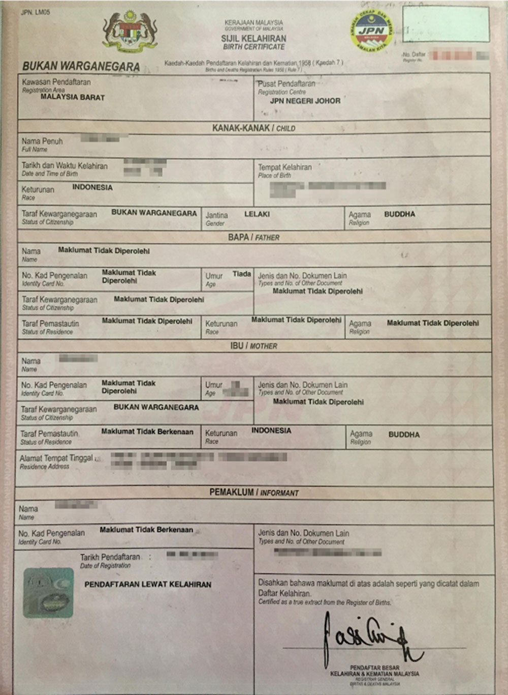 Adopting A Child With No Father On Birth Certificate Father Poin