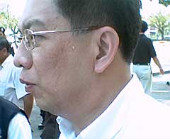 penang dap economy campaign 260208 bn candidate seri delima loh nam hooi