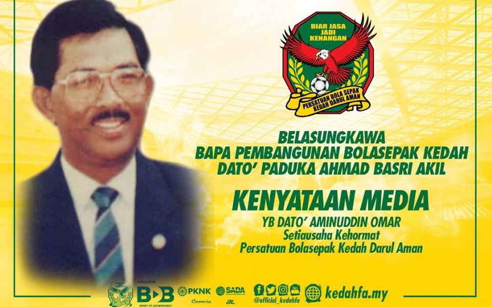 KFA bertafakur kenang bapa bola sepak Kedah