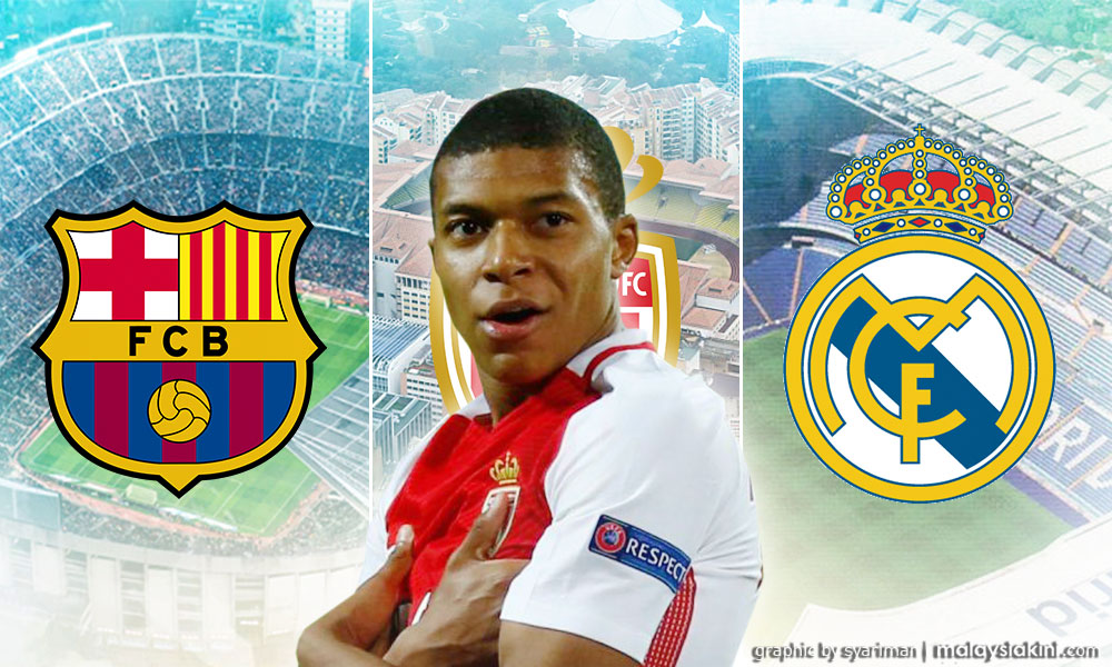 Barcelona mahu cantas Madrid dapatkan Mbappe?
