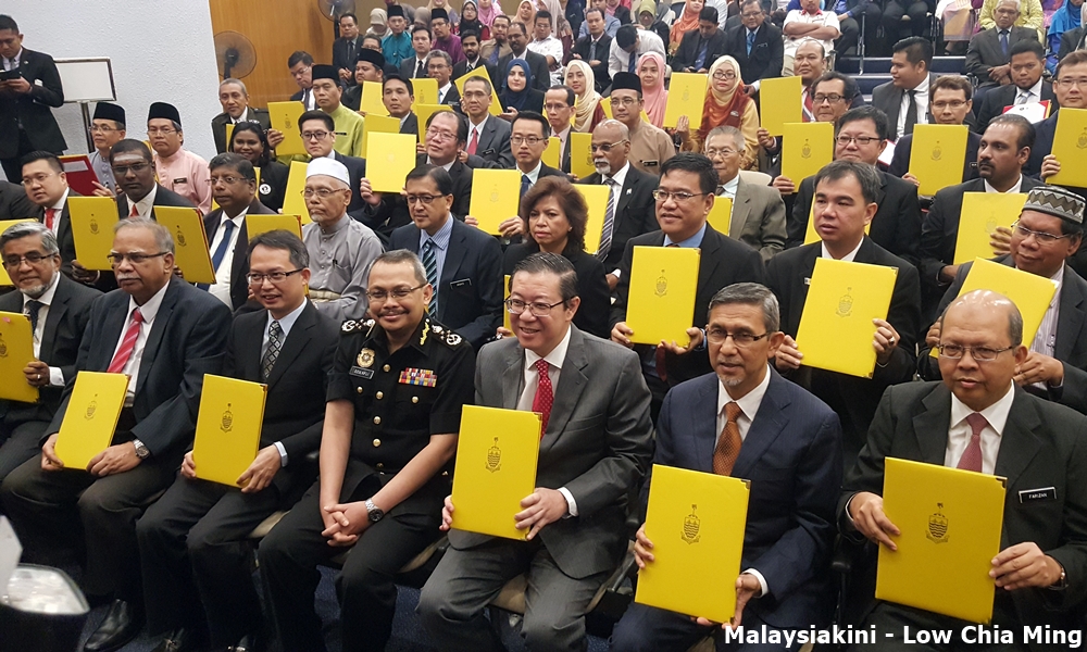 槟政府签“廉洁十加”反贪宣言