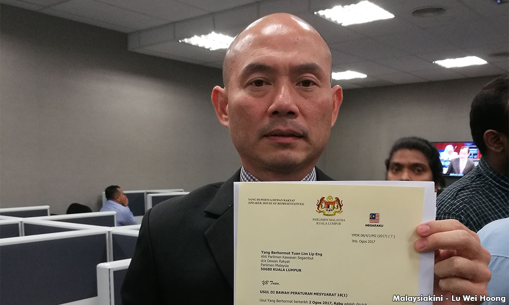 DAP MP ejected from Dewan Rakyat for pressing 1MDB-IPIC issue