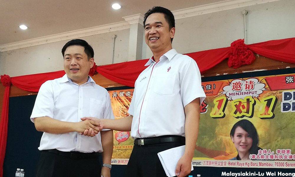 DAP and MCA face off in debate over Rasah seat