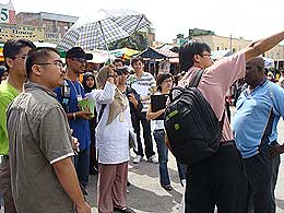 exposure trip 020308 breafing before conducting survey