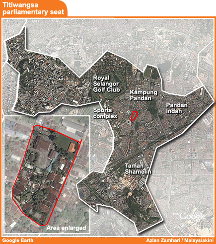 google earth titiwangsa parliamentary seat