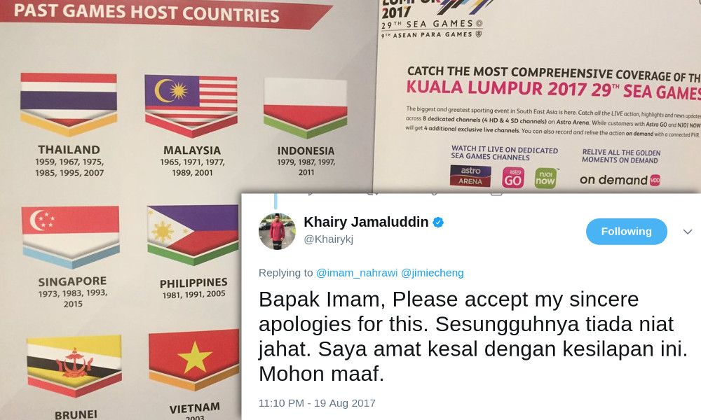 Malaysiakini Kj Apologises To Indonesia For Upside Down Flag