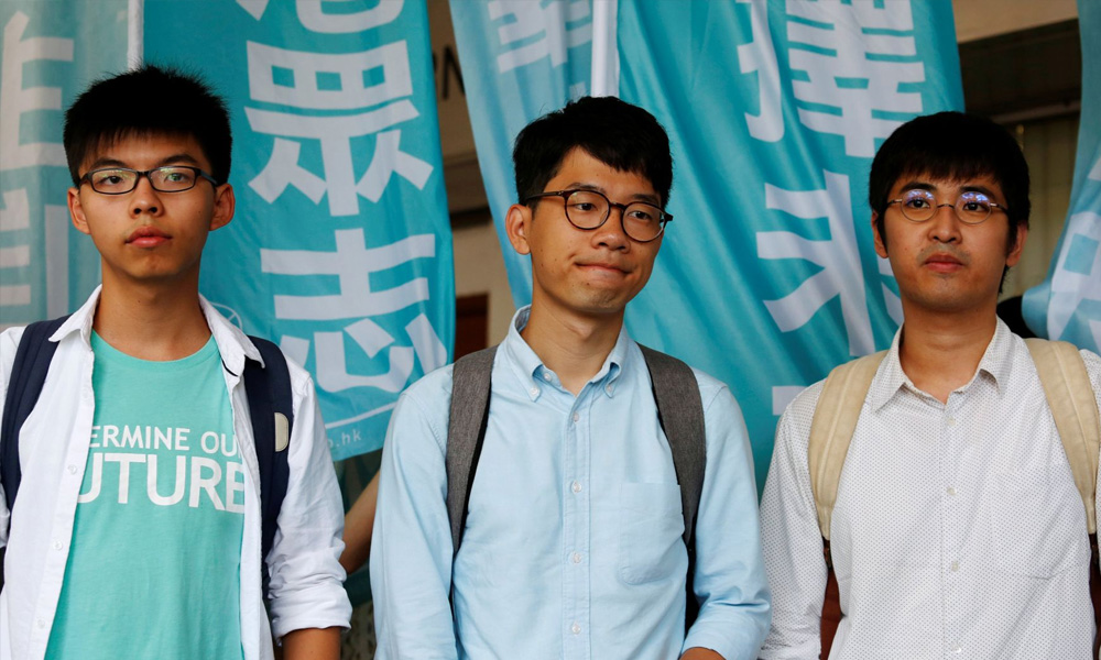 青年组织越洋声援香港双学三子，抨港府政治报复