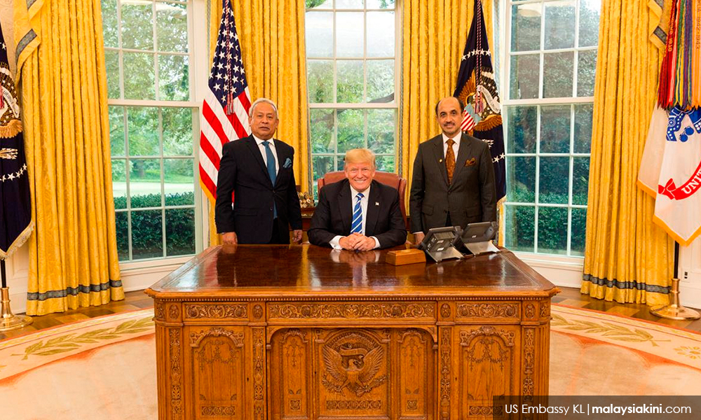 US thanks M'sia, Trump looking forward to Najib's visit