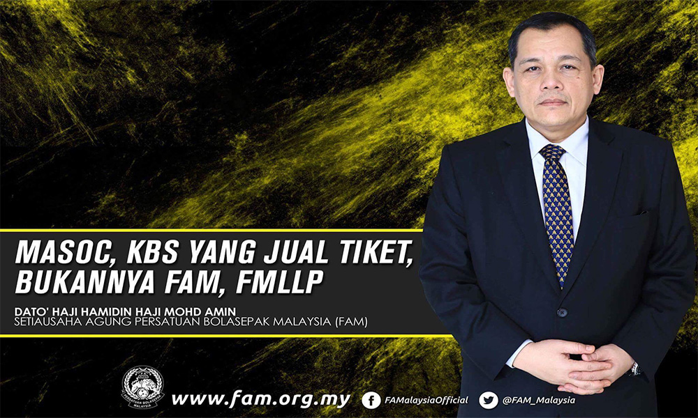 FAM: Bukan kami yang jual tiket bola final