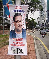 periasamy lembah pantai independent 040308 poster