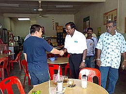 gobalakrishna campaign 040308 restaurant