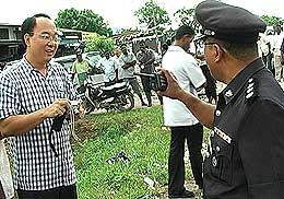 penang kpg valdor protest 030308 police