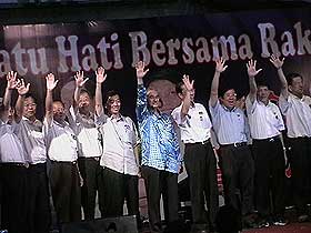 penang bn ceramah 060308 bn candidates