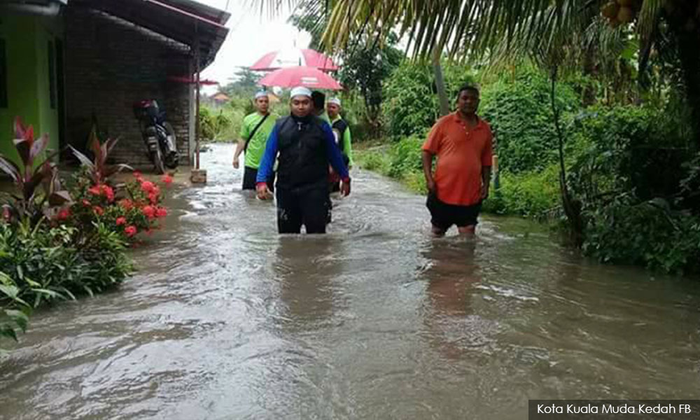 1,991 Kedah flood victims in 19 evacuation centres