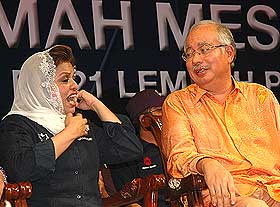 najib shahrizat lembah pantai 070308 najib