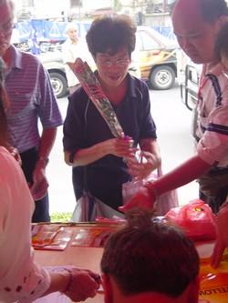bukit bintang polling 080308 dap flower