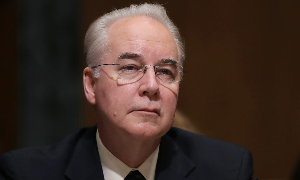 Trump’s health secretary quits over private jet flights at taxpayers’ expense