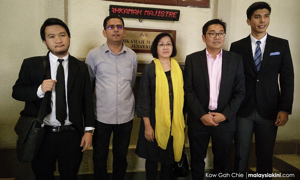 Sim and Maria charged again with illegal assembly