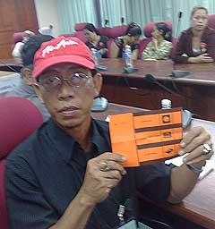 sri aman ballot paper fixed scandal 120308 proof