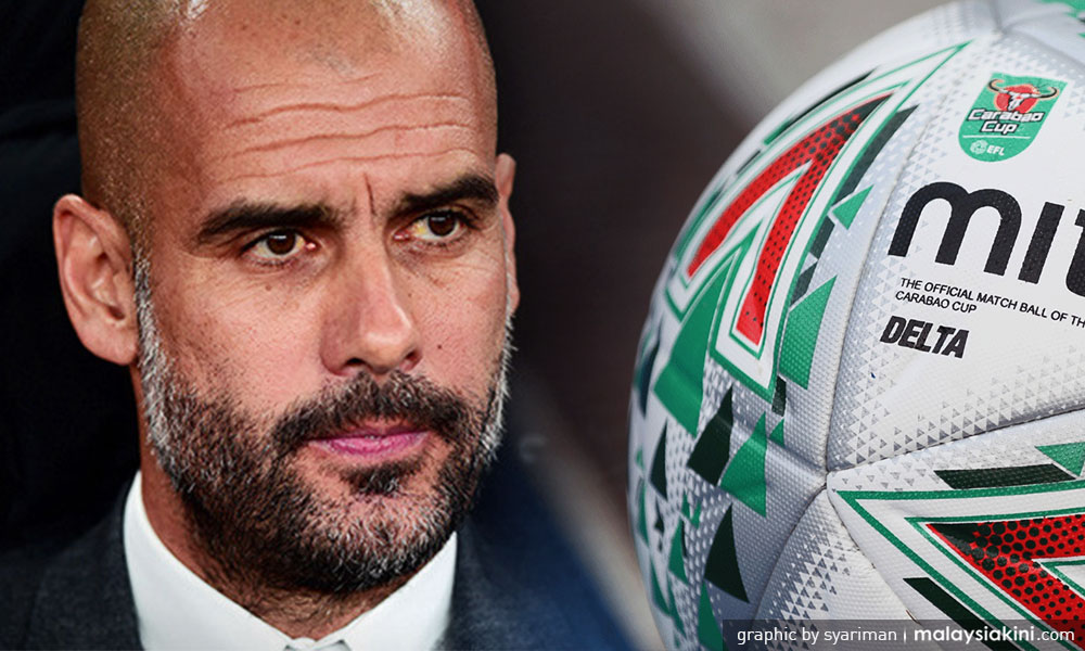 Dalam menang Guardiola mengeluh kerana bola