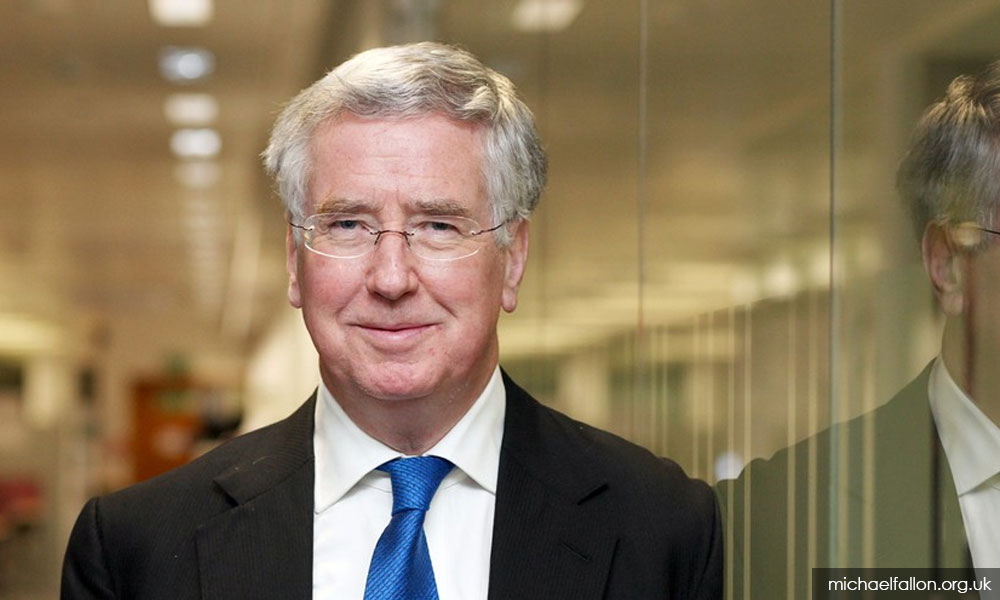 UK minister Michael Fallon resigns in wake of harassment allegation