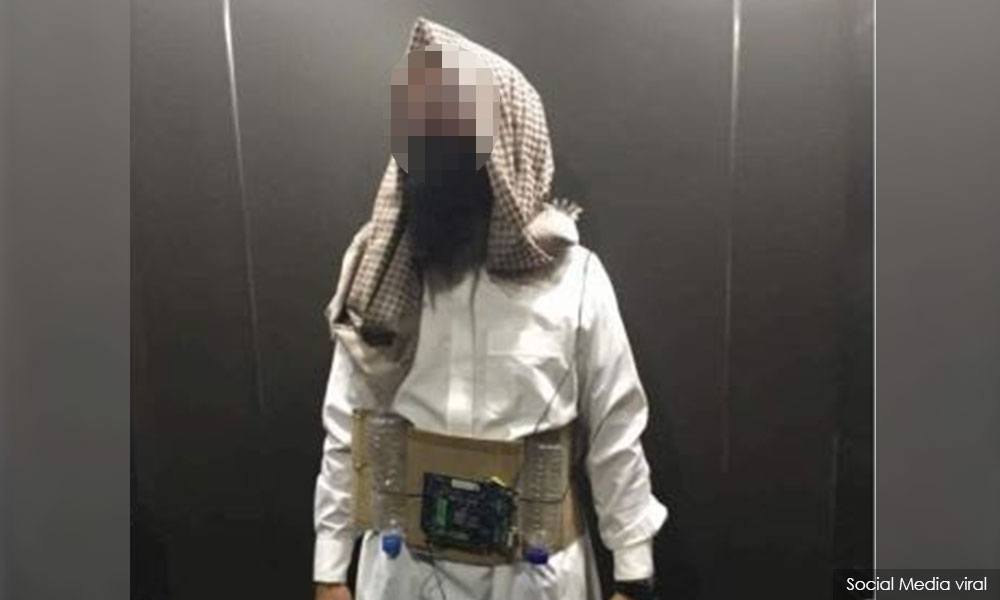 Man fined RM400 for dressing up as suicide bomber for Halloween party