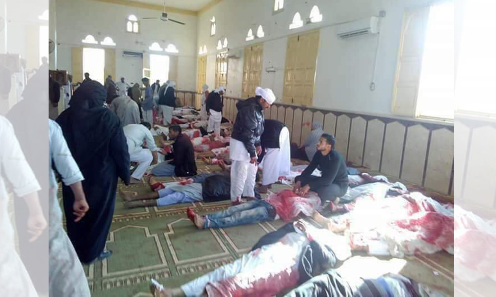 Militants kill 235 in attack on mosque in Egypt's north Sinai