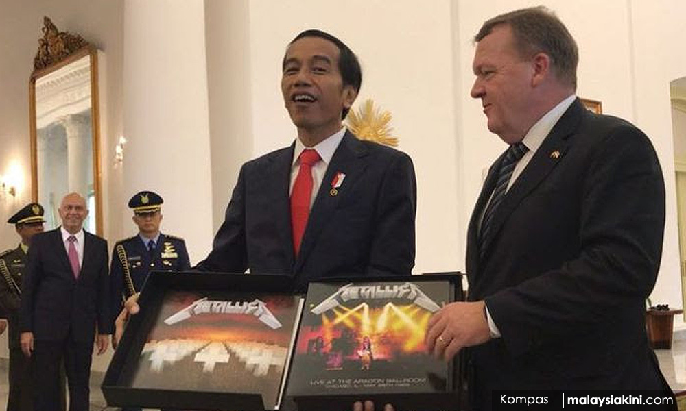 Jokowi keluar wang saku tebus piring hitam Metallica