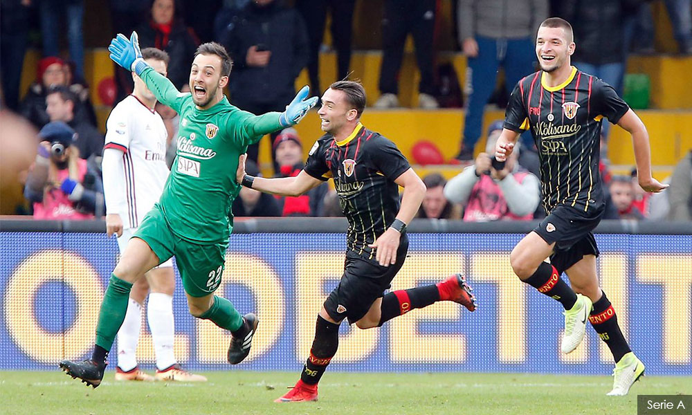 Benevento dapat mata sulung selepas main 15 kali