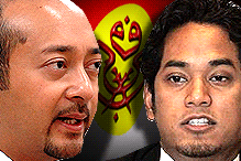 khairy jamaluddin and mukhriz mahathir umno