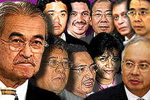 abdullah ahmad badawi and tainted ministers